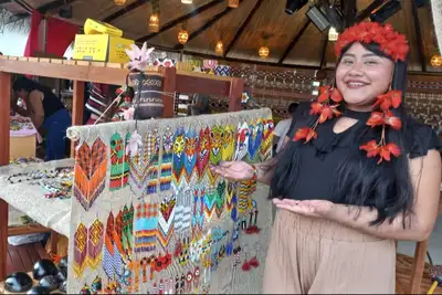 notícia: ‘É mostrar a beleza da nossa arte indígena para o mundo’, diz artesã na 54ª Expofeira do Amapá