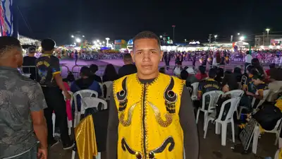 notícia: ‘Nos preparamos o ano todo para esse momento’, conta estudante no 6º Festival de Bandas e Fanfarras, durante a 54ª Expofeira do Amapá