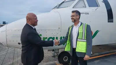 notícia: Amapá e Guiana Francesa fortalecem cooperação internacional com projeto de voo direto entre Macapá e Caiena