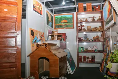 notícia: Trabalhos artísticos e artesanais produzidos no Iapen ganham espaço e reconhecimento na 54ª Expofeira do Amapá