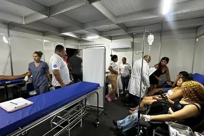 notícia: Unidades de pronto atendimento da Saúde registram fluxo intenso durante shows da 54ª Expofeira do Amapá