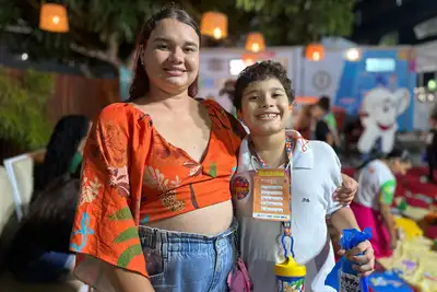 notícia: 'Foi a primeira vez que trouxe meu filho à Expofeira do Amapá e me senti acolhida', diz mãe de autista durante ação do Mais Sorriso