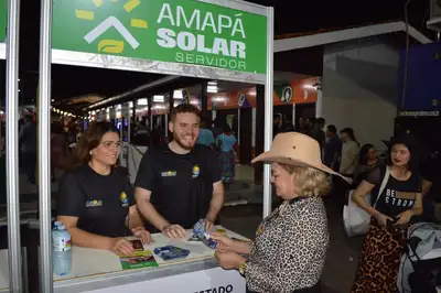 notícia: Na 54ª Expofeira, Governo do Amapá apresenta linha de crédito para servidores investirem em energia solar