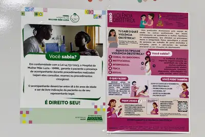 notícia: Governo do Amapá reforça importância do acompanhante durante atendimento de pacientes no Hospital da Mulher Mãe Luzia