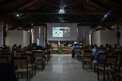 galeria:  4º Encontro Amazônico do ICLEI Brasil rumo a COP30 Painel  Ações Integradas para o Desenvolvimento Urbano e Sustentável na Amazônia
