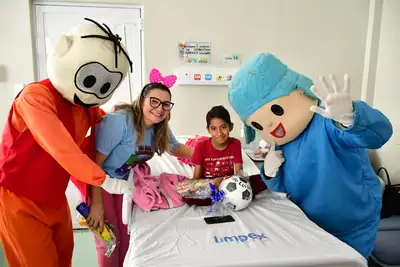notícia: ‘Trem da Alegria’ leva magia, sorrisos e emoção ao Dia das Crianças no Hospital da Criança e Adolescente, e Pronto Atendimento Infantil em Macapá