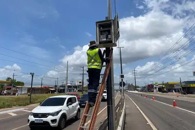 notícia: Ipem-Ap realiza aferição dos medidores de velocidade nas principais vias do centro de Macapá