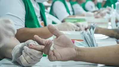 notícia: Maior ação de saúde da história do sistema prisional brasileiro já beneficiou mais de 2 mil pessoas privadas de liberdade no Amapá 