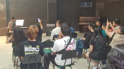 notícia: Governo do Amapá valoriza formação musical com 'Recital Solos' no Centro de Educação Profissional Walkíria Lima, em Macapá