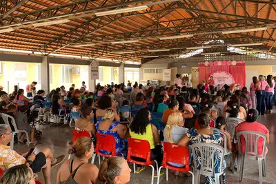 notícia: ‘Outubro Rosa’: Governo do Amapá promove ações de saúde e de autocuidado para moradoras do Residencial Macapaba