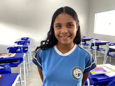 notícia: ‘Dá orgulho estudar aqui’, diz estudante sobre a entrega da nova escola em Cutias 