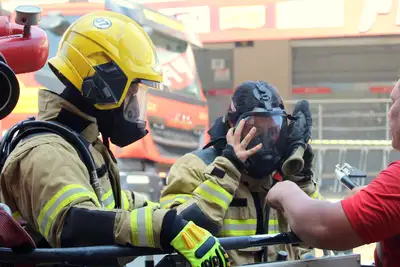 galeria: Ação dos Bombeiros - Incêndio no Município de Santana