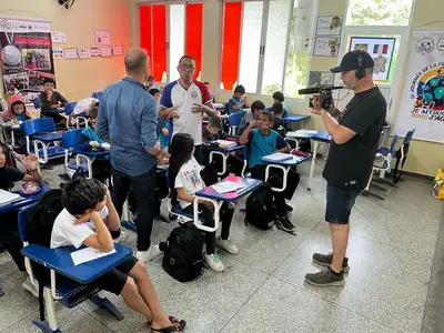 notícia: Governo do Amapá e Embaixada da França promovem exibição de documentário que destaca o estado como território estratégico de cooperação internacional