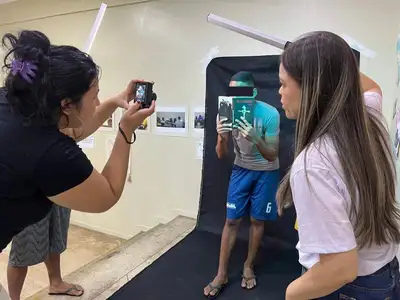 notícia: Curso de ‘Fotografia Sustentável’ ofertado pelo Governo do Amapá para adolescentes abrigados no Cesein encerra com exposição em Macapá