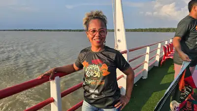 notícia: ‘Mostrar como vivemos na Amazônia e o que fazemos para preservá-la’, diz liderança quilombola que integra delegação do Amapá na COP30