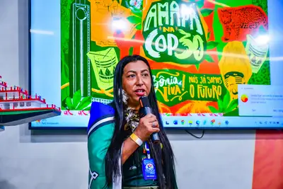 notícia: 'A solução para os desafios climáticos estão nas nossas florestas', reforça empreendedora amapaense na COP30