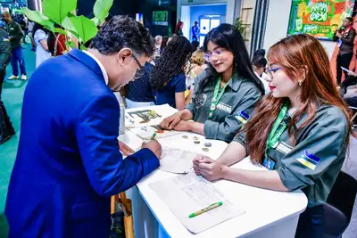 notícia: Nos primeiros dias da COP30, estande do Amapá atrai visitantes dos Estados Unidos, Coreia do Sul, China, Bolívia e Peru