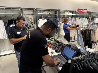 notícia: Governo do Amapá intensifica fiscalização e coleta amostras têxteis para garantir transparência ao consumidor