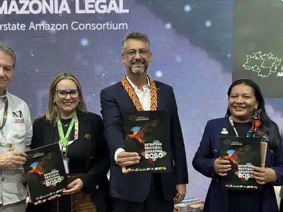 notícia: Na COP30, o governador Clécio Luís apresenta o Atlas Solar como estratégia para o desenvolvimento sustentável e a diversificação da matriz energética 