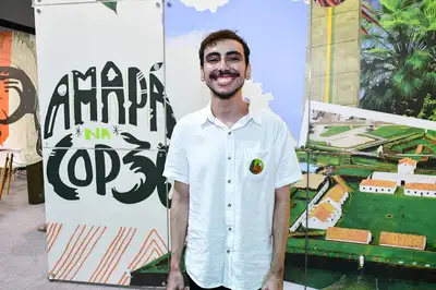 notícia: 'Vim de Macapá só para prestigiar a participação do nosso estado; o Amapá é só orgulho para nós', declara amapaense na COP30