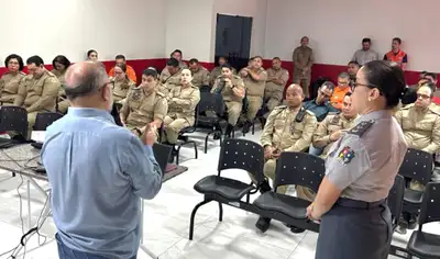 notícia: Governo do Amapá promove palestra para orientar militares sobre aposentadoria e benefícios previdenciários