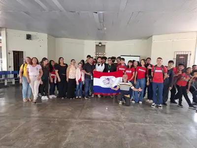 notícia: Escola José de Anchieta realiza palestra sobre mudanças climáticas com especialista do Iepa