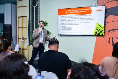 notícia: Como será o Amapá em 25 anos? Projeto apresentado na COP30 coloca estado como modelo social, ambiental e de governança até 2050