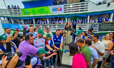 notícia: O barco que virou política pública: Super Fácil das Águas ancora na COP30