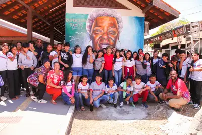 notícia: Governo do Amapá promove imersão de estudantes na cultura afro-amapaense durante o 30º Encontro dos Tambores, em Macapá