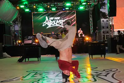 notícia: Com batalha de 'Breaking', grafite e apresentações de Rap, movimento Hip-Hop agita programação do 30º Encontro dos Tambores