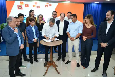 notícia: 'Ter um voo Macapá-Rio todos os dias é política pública de desenvolvimento', ressalta governador Clécio Luís ao assinar redução do ICMS para a GOL 