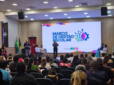 notícia: Governo do Amapá lança Marco de Gestão Escolar para fortalecer lideranças da rede estadual