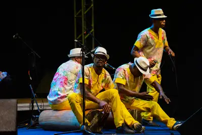 notícia: Manifestações reconhecidas como Patrimônio Cultural Imaterial do Amapá foram destaques no palco do 30º Encontro dos Tambores