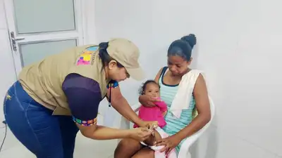 notícia: SVS leva serviços de saúde a Calçoene durante o TCE na Comunidade