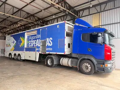 notícia: Nova carreta de tomografia reforça o programa “Agora Tem Especialistas” no Amapá e amplia acesso a exames no SUS