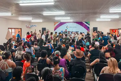 notícia: Mulheres recebem atendimento durante ‘TCE na Comunidade’, em Calçoene  