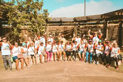 notícia: Governo do Amapá promove manhã de lazer com idosos do Macapaba no Parque do Forte