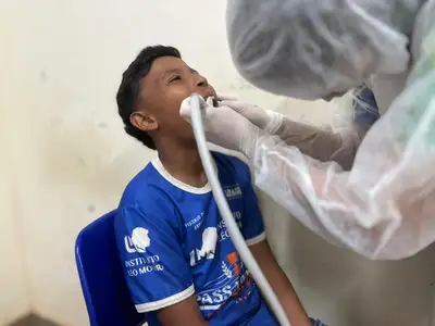 notícia: Mais Sorriso encerra ação em Calçoene com mais de 1,6 mil procedimentos realizados e equipe reforçada