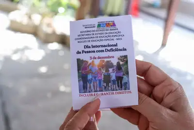 notícia: No Dia Internacional da Pessoa com Deficiência, Governo do Amapá realiza blitz educativa para trazer reflexão sobre inclusão