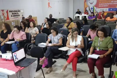 notícia: Dezembro Vermelho: Governo do Amapá promove mobilização regional sobre os '40 Anos da resposta brasileira à Aids'