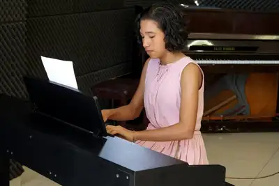 notícia: 'Manhã de Piano' marca encerramento de semestre para alunos do Centro de Música Walkíria Lima, em Macapá