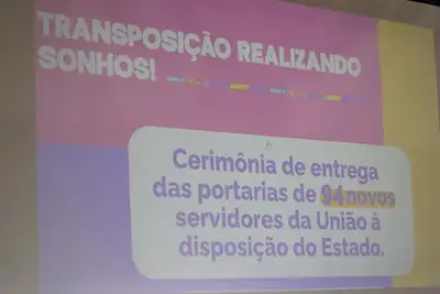 galeria: 94 Novos Servidores da União à disposição do Estado