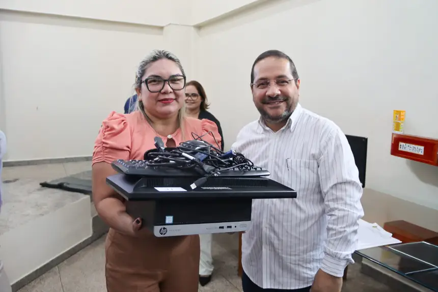 O responsável pelo setor de TI da Polícia Civil, Harley Souza, onde foi criado o sistema de software 