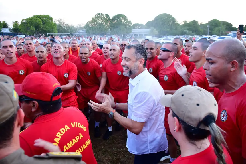 Governador Clécio Luís celebrou investimentos com alunos-soldados dos cursos da PM e CBM