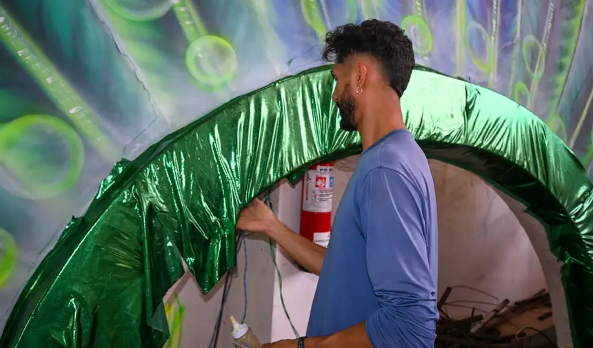 Escolas a todo vapor na preparação para o carnaval