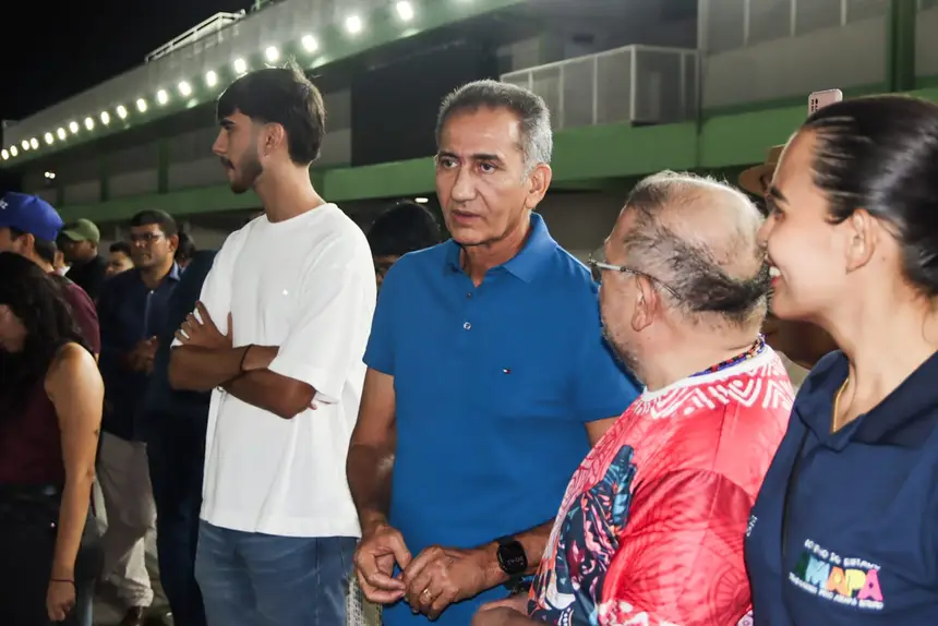 Prestigiando o primeiro dia de ensaio, o Ministério da Integração e do Desenvolvimento Regional, Waldez Goés.