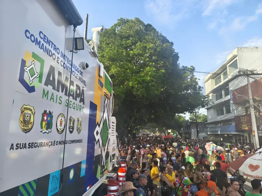 A utilização da Central Integrada de Comando e Controle Movél foi estratégica durante a programação de carnaval