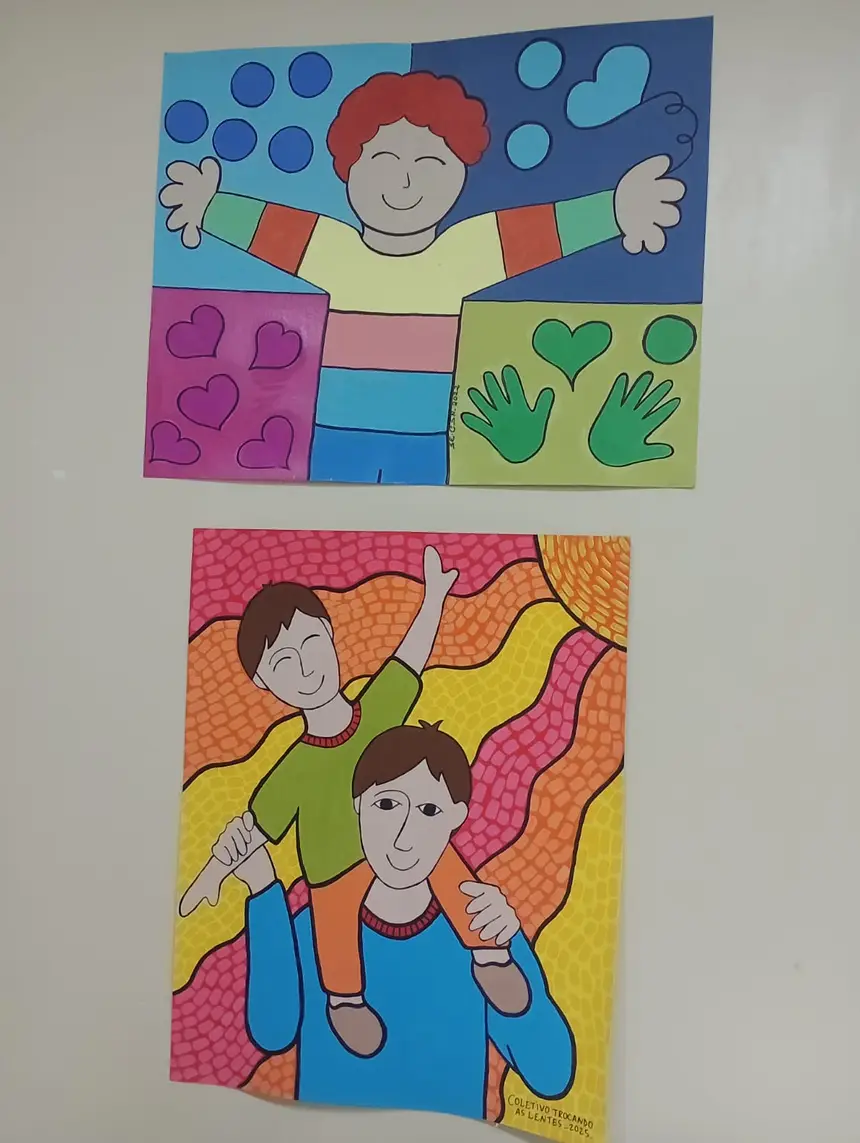 Cursos de pintura em quadro e em tela, estão disponíveis para venda no Hall de entrada do órgão no bairro Beirol