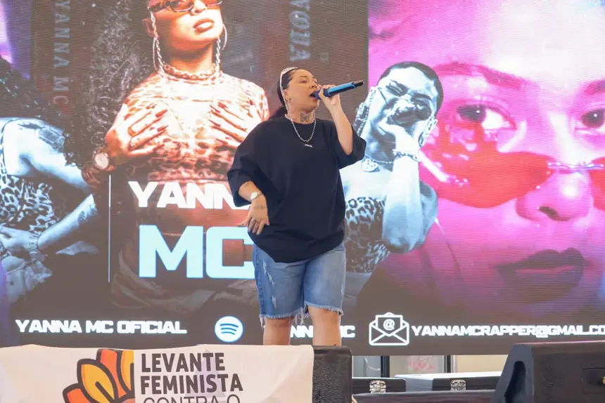 Yanna MC esteve entre as atrações culturais 