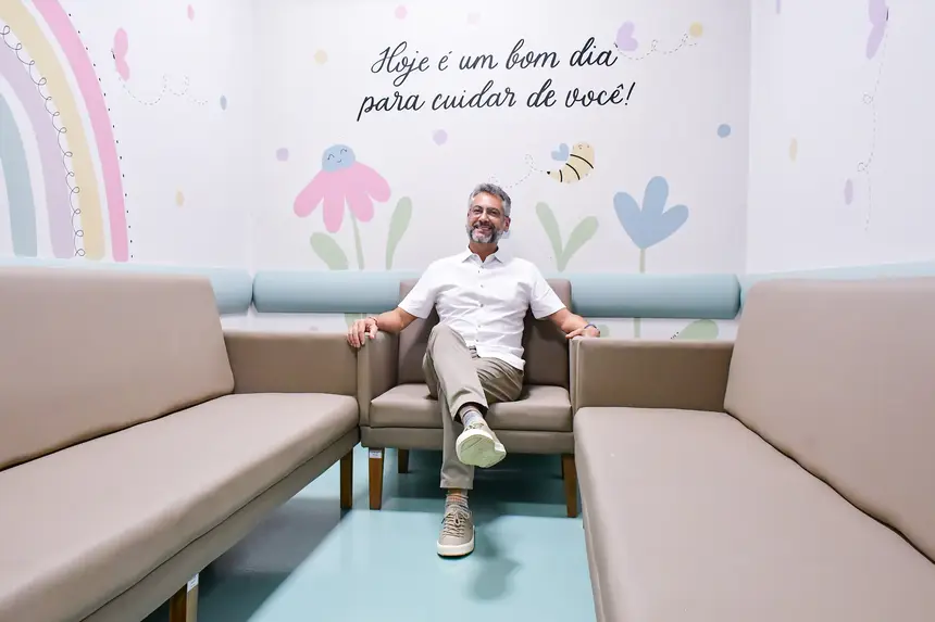 Ambientes foram pensados para bem acolher crianças e famílias